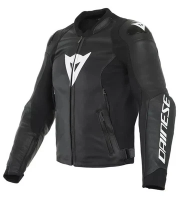 TRICORE ENTERPRISES Dainese Sport Leather Jacket Motorcycle Motorbike Cowhide By TriCore