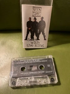 Run DMC - Down With The King  Cassette Tape 1993 Rap Hip-Hop Profile Records VG+ - Picture 1 of 2