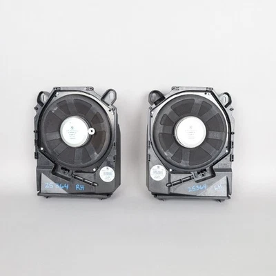 Par de subwoofers de altavoces de piso BMW 328i 335i M3 X1 2008-2013 65139143 OEM usados Foto 1 de 4