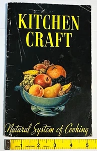 1939 Kitchen Craft Natural System of Cooking Recipe Cookbook Aluminum Cookware - Imagen 1 de 5