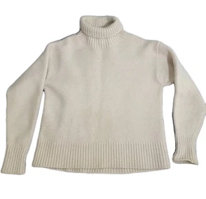 Maglione girocollo lana di agnello Rag & Bone Lunet maglia grossa farina d'avena taglia S - Foto 1 di 12