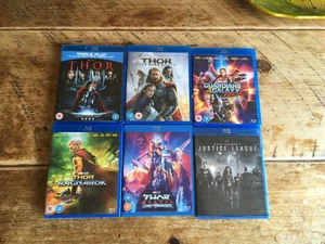 Thor 4 Film Collection JUSTICE LEAGUE and guardians of the galaxy 2 blu ray. - Picture 1 of 2
