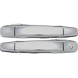 Set of 2 Exterior Door Handles Front Left-and-Right for Chevy Yukon XL 1500 Pair - Picture 1 of 12