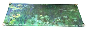 Claude Monet Les Nympheas Reflets Verts 26” x 71” Poster Print 1986 Very Large - Picture 1 of 8