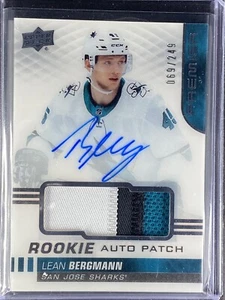 Bergmann, Lean - 2019-20 Upper Deck Premier - Patch/Auto - 69/249 - Picture 1 of 1