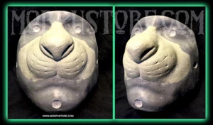 Halloween Schaumlatex Kaninchen/Hase Nase Gesicht Brauen Maske Posten.  - Bild 1 von 1