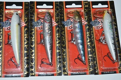 4 señuelos lucky craft sammy 100 señuelo topwater 4" 1/2 oz surtido flotante Foto 1 de 4