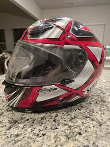 Shoei RF-1000 Strife TC-1 Red/Blk Helmet Sz L - Picture 1 of 9