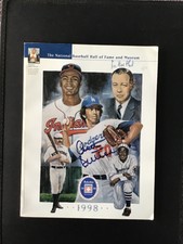 Alex Sutton signed The National Baseball Hall Of Fame And Museum 1998 Yearbook 