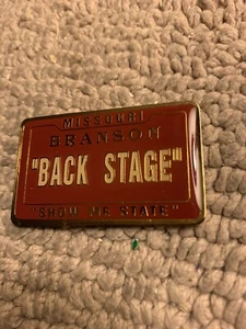 2-1 1/4” Branson Missouri Back Stage Liscense Plate MAGNET Refrigerator B1-23 - Picture 1 of 3