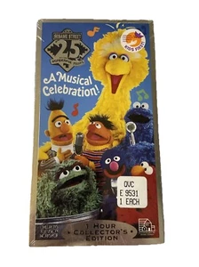 New Sesame Street 25 Wonderful Years A Musical Celebration! VHS NIP Big Bird Vtg - Picture 1 of 7