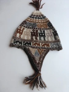 Peruvian Andean Mountain Shaman Chullo Hat  - Picture 1 of 5
