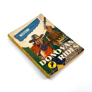 Western Novel Classic #4 - 1937 Pulp Paperback Hillman Donovan Rides A.H Gooden - Picture 1 of 7