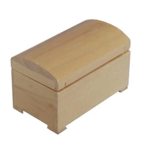 Modèle De Coffre Au Trésor Meubles Miniatures En Bois Décoration Maison - Photo 1/12