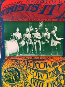 "THIS IS IT," Concert Poster, SPARROW, AOR 2.261, Mouse/Kelly, 1967. - Picture 1 of 7