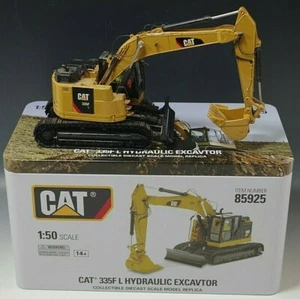 DM DIECAST MASTERS CAT 350F L HYDRAULIC EXCAVATOR METAL TIN 1/50 MODEL SCALE MIB - Picture 1 of 7