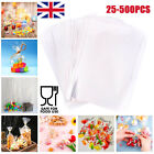 Clear Cellophane Cello Display Bags Large Small Sweets Candy Cake Pop Wrap Party