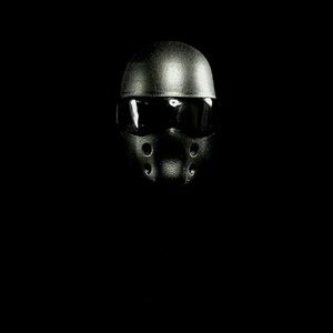 Custom Sculpt G.I. Joe Commando Snake-Eyes head 3d printed MEZCO One Twelve 6" - Picture 1 of 7