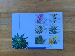 PORTUGAL MADEIRA 2000 FDC FOREST PLANTS ORCHID FOLHADO LAUREL BARBUSANO VISCO - Picture 1 of 1