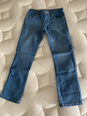 The Childrens Place Skinny Jeans Girls Sz 6X/7 True Indigo Adjustable Waist New  - Image 1 of 4