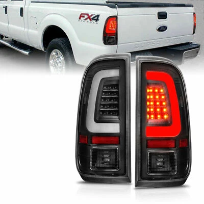 Luces traseras de tubo LED negras para camioneta Ford F150 2004 2005 2006 2007 2008 Foto 1 de 4
