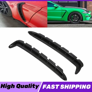 Dry Carbon Side Fender Air Outlet Vent Cover Trim For Mustang GT350 GT550 18-22 - Bild 1 von 10