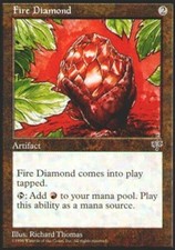 1x Fire Diamond NM, English MTG Mirage