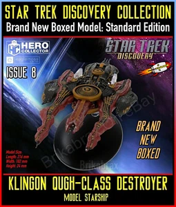 Eaglemoss Star Trek Discovery Raumschiff Sammlung Klingon Qugh Klasse Zerstörer - Bild 1 von 12