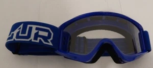 Motorcycle/ATV Goggles Blur B-Zero Blue Adult size Clear lens new - Picture 1 of 1