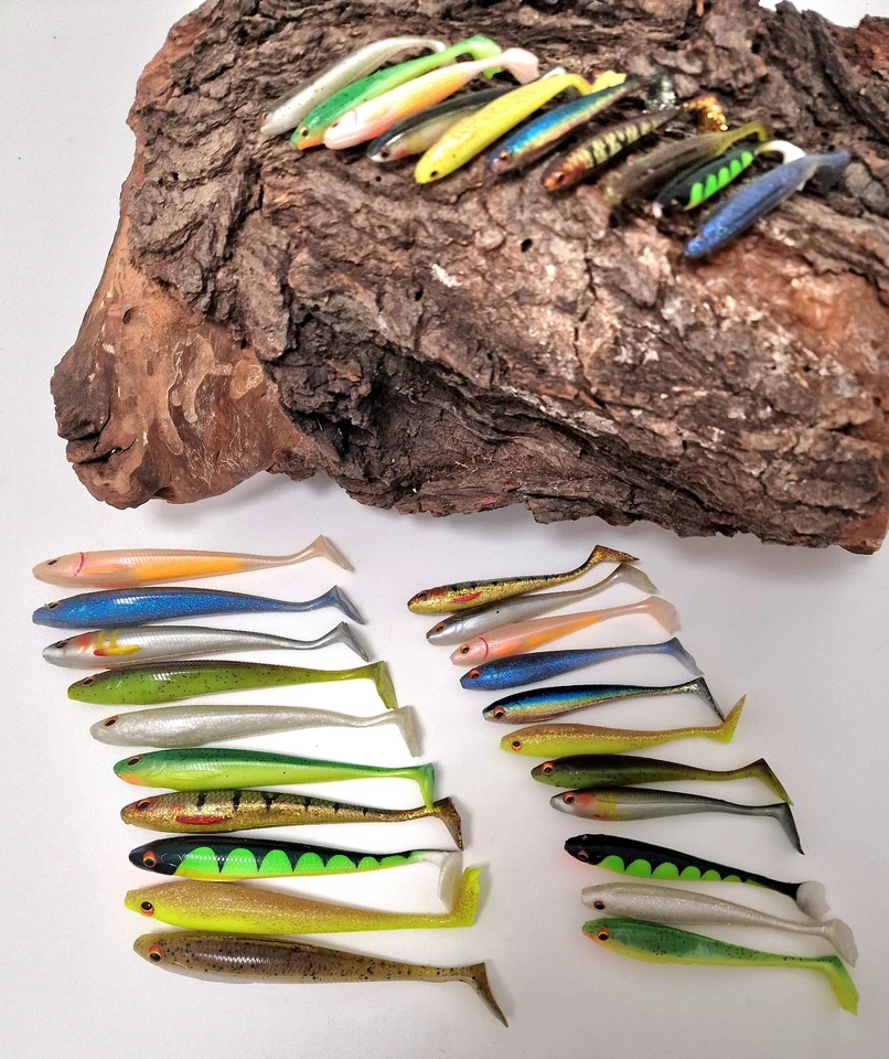 Daiwa Prorex Duckfin Shad 6cm 9cm 12,5cm 11 Farben Gummifisch NEW 2022 ABVERKAUF - Bild 1 von 1