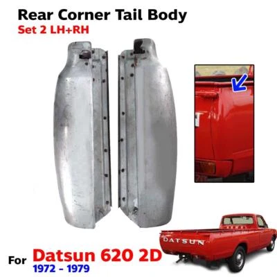 Rear Corner Tail Body Cover Fits Datsun 620 1500 2D Pickup Truck 1972-79 Set 2 - Imagem 1 de 4