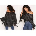 NWT One x One Teaspoon for Free People  Bonnie Ace Off Shoulder Top Women Size 8