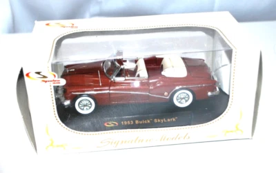Signature Models  1953 Buick Skykark Maroon Diecast Car. - Image 1 of 4