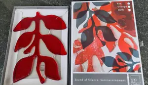 räder DEKOORNAMENT FENSTERSCHMUCK - Sound of Silence rotes Glas - Bild 1 von 3