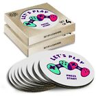 8 X Boxed Round Coasters   Gaming Gamer Controller Geek 14758