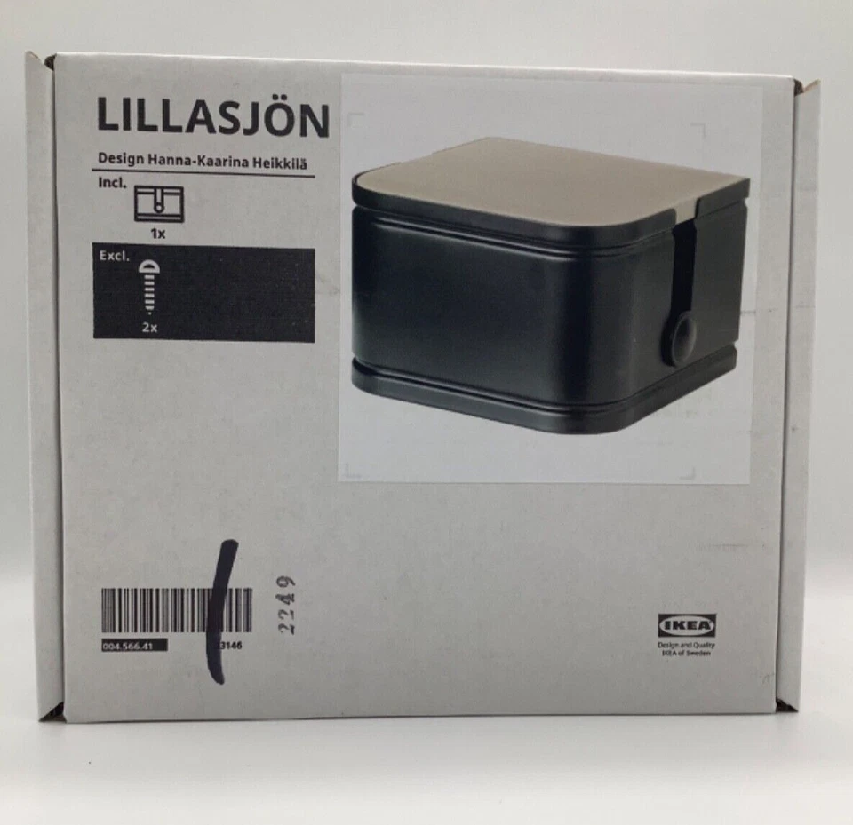 IKEA LILLASJON  LILLASJÖN Toilet roll holder Galvanized steel, Solid birch NEW - Image 1 of 1