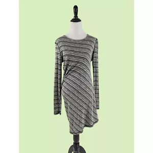 Young Fabulous & Broke Damen grau Freizeitkleid S drapierter Rücken gerafft - Bild 1 von 4