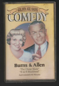 BURNS & ALLEN GOLDEN AGE RADIO AUDIO CASSETTE - GEORGE BURNS, GRACIE ALLEN - Picture 1 of 1