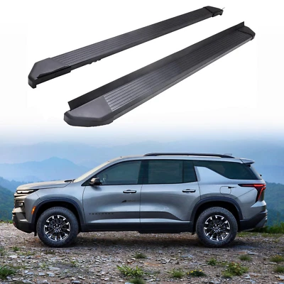 600lbs Running Boards Side Steps for 2018-2025 Chevy Traverse Black Nerf bars - Image 1 of 4