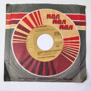 John Denver - Thank God I'm A Country Boy & My Sweet Lady - 45- Exc - Imagen 1 de 3