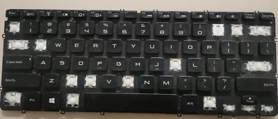 Genuine Dell XPS 12 9Q33 12.5" Laptop Backlit Keyboard P6DWF 0P6DWF E403 keys - Image 1 of 4