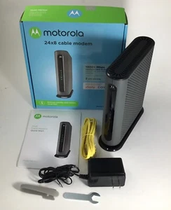 Motorola MB7621 24x8 DOCSIS 3.0 Cable Modem, MB7621-30, MB7621-10, Xfinity, COX - Picture 1 of 8