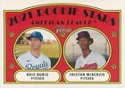Kris Bubic / Triston Mckenzie 2021 Topps Heritage Baseball Rookie Card #375 Rc