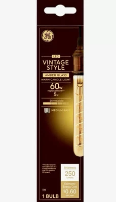 Ge Lighting  LED Light Bulb, T9, Amber Warm White, 5-Watts, 250 Lumens - Image 1 of 4
