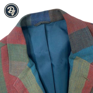 1960's 38 R Macgregor 365 Mulit Color Boaters Stripe Wool Blazer Made USA - Picture 1 of 15