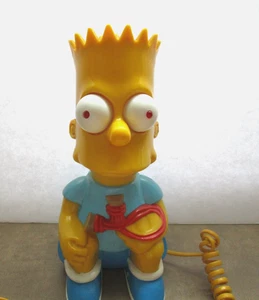 Telefono Fox Bart Simpson 20th Century Columbia Tel-Com Simpsons - 1990 - Funzionante - Foto 1 di 8