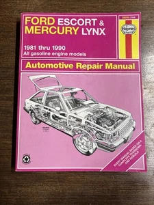 Haynes Ford Escort & Mercury Lynx 1981 Thru 1990 Repair Manual 36016 - Picture 1 of 3