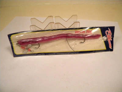 Señuelo vintage Blakemore Worm Rig 6" gusanos suaves crankbait Foto 1 de 3