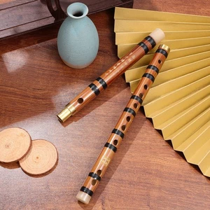 Bamboo Flute G‑Key Flute Traditional Orchestral Instrument and Storage Box flute - Picture 1 of 12