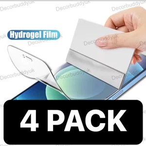 Protector de pantalla PELÍCULA TPU hidrogel para iPhone 16 15 14 13 12 11 X Max Plus Pro - Imagen 1 de 5